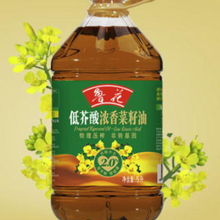 luhua 鲁花 低芥酸浓香菜籽油 3.68L