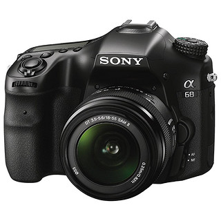 SONY 索尼 Alpha 68 APS-C画幅 数码单反相机 黑色 DT 18-55mm F3.5 SAM II 变焦镜头 单镜头套机