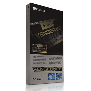 USCORSAIR 美商海盗船 复仇者系列 DDR3L 1600MHz 笔记本内存 16GB 8GB*2 CMSX16GX3M2B1600C9