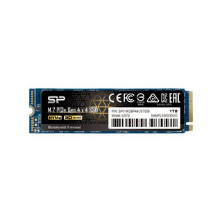 Silicon Power US70 NVME M.2 固态硬盘 1TB（PCI-E4.0）