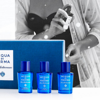 ACQUA DI PARMA 帕尔玛之水 蓝色地中海系列 迷你香水礼盒 (香橙EDT5ml+香柠檬EDT5ml+加州桂EDT5ml+无花果EDT5ml+香橘EDT5ml)