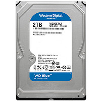 Western Digital 西部数据 蓝盘系列 2.5英寸 台式机硬盘 2TB（SMR、5400rpm、128MB）WD20SPZX