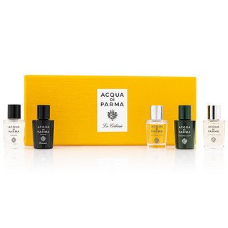 ACQUA DI PARMA 帕尔玛之水 克罗尼亚系列 经典古龙水礼盒 (经典EDC5ml+黑调EDC5ml+纯粹EDC5ml+风度EDC5ml+绅士EDC5ml)