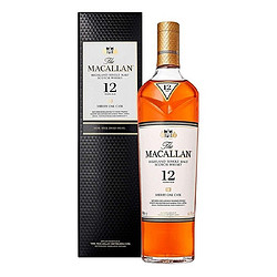 MACALLAN 麦卡伦 日本直邮MACALLAN麦卡伦雪莉桶12年单一麦芽苏格兰威士忌洋酒日版