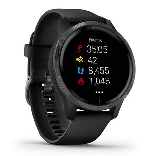 GARMIN 佳明 Venu 运动手表 暗影黑 43.2mm Wi-Fi版