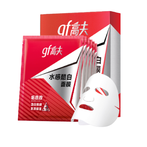 gf 高夫 男士水感库白面膜 28ml*6片