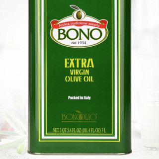 BONO 包锘 特级初榨橄榄油 3L 铁听装