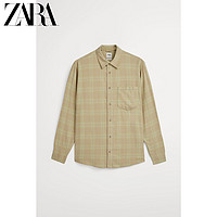 ZARA 06987446708-30 男士格子长袖衬衫