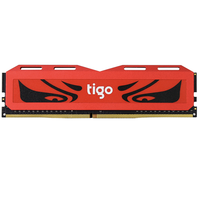 tigo 金泰克 骁帅 DDR4 2666MHz 台式机内存 红色 8GB