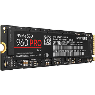 SAMSUNG 三星 960 PRO NVMe M.2 固态硬盘 1TB（PCI-E3.0）