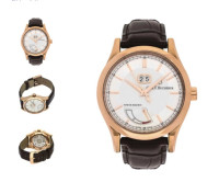 Carl F. Bucherer Manero Big Date Power Reserve 18k玫瑰金自动上弦机芯男士手表00.10905.03.13.01 | ShopWorn