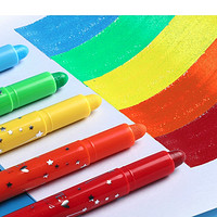 Disney 迪士尼 旋转蜡笔 12色 送图画本 勾线笔 笔刷
