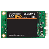 SAMSUNG 三星 860 EVO系列 MZ-M6E500BW mSATA 固态硬盘 500GB （mSATA）