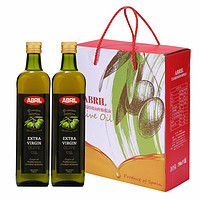 ABRIL 特级初榨橄榄油 750ml*2瓶 礼盒装