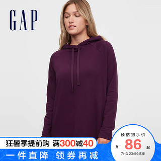 Gap 盖璞 女装运动卫衣弹力套头连帽衫618440宽松式休闲运动卫衣