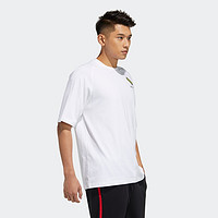 adidas ORIGINALS 阿迪达斯官网 adidas neo M SS MAY TEE 5 男装夏季运动短袖T恤GR6922 白/白 A/L(180/100A)