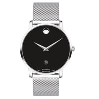 MOVADO 摩凡陀 博物馆系列 40毫米自动上链腕表 0607567 （银伯爵）