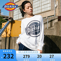 Dickies 帝客 身侧logo印花圆领卫衣女 2021新款夏季长袖上衣宽松8810