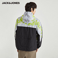 JACK&JONES; 杰克琼斯 JackJones杰克琼斯夏季男士街头风潮可收纳迷彩夹克外套221221002