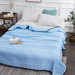 麦琪娜 水洗棉空调被 夏日蓝 180*200cm