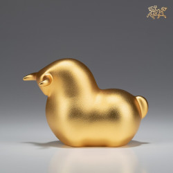 铜师傅 全铜摆件《富牛》家居饰品 铜工艺品 摆件