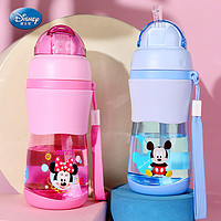 Disney 迪士尼 儿童水杯吸管杯480ML