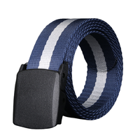 TommDanny 汤姆丹尼 男女款自动扣腰带 F0000008 蓝白色 131