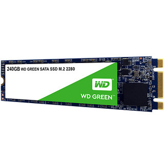 Western Digital 西部数据 绿盘 M.2 固态硬盘 240GB（SATA3.0）