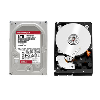 Western Digital 西部数据 红盘Pro系列 3.5英寸 NAS硬盘 8TB（CMR、7200rpm、256MB）WD8003FFBX