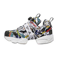 Reebok 锐步 InstaPump Fury Boost 阿迪达斯限定联名款 中性休闲运动鞋 G57659 黑色/白色/淡灰色 43