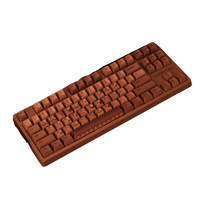 AJAZZ 黑爵 AK533巧克力 87键 有线机械键盘 棕色 FIRSTBLOOD粉轴 无光