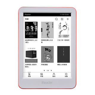 iReader 掌阅 R6003 悦享版 6英寸墨水屏电子书阅读器 4G网络 8GB 清悦红