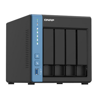 QNAP 威联通 TS-451D 4盘位NAS（赛扬J4025、4GB、2TB*4硬盘)