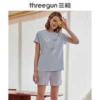 THREEGUN 三枪 1881872D0 女士纯棉家居服