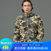 Marmot/土拨鼠春夏新款运动休闲加厚开衫卫衣男户外 迷彩白5028 S 欧码偏大