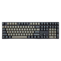 NIZ 宁芝 T X108 108键 有线静电容键盘 45g 黑色 无光