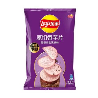 Lay's 乐事 原切香芋片 海盐黑胡椒味 60g