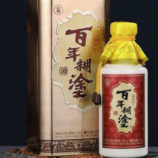 百年糊涂 银世纪 33%vol 浓香型白酒 450ml 礼盒装