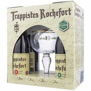  Trappistes Rochefort/罗斯福 比利时 啤酒礼盒 酒杯  礼盒装 330ml
