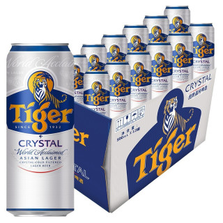 商品tiger虎牌晶纯啤酒500ml12听
