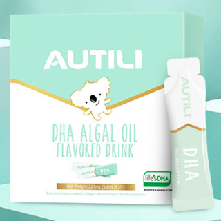 AUTILI 澳特力 婴幼儿DHA藻油风味饮液 15ml*15袋