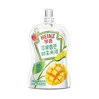 Heinz 亨氏 营养蔬果泥-清新田园234g(78g*3袋)婴幼儿配方适用辅食添加初期以上 宝宝辅食果泥套装泥宝宝零食