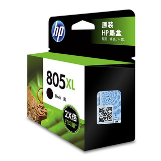 HP 惠普 805XL 墨盒 黑色 单个装