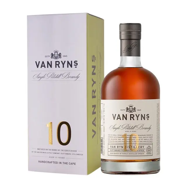 VAN RYN'S 范瑞斯 10年陈酿 单一壶式白兰地 38%vol