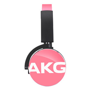 AKG 爱科技 Y50 耳罩式头戴式有线耳机 樱花粉 3.5mm