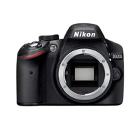 Nikon 尼康 D3200 APS-C画幅 数码单反相机 黑色 单机身