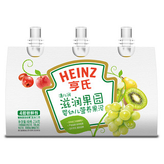 Heinz 亨氏 超金系列 果泥 3段 滋润果园套装 78g*3袋