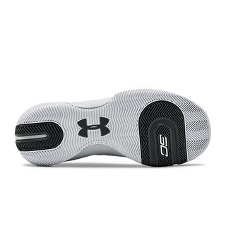 UNDER ARMOUR 安德玛 Sc 3zer0 III 男子篮球鞋 3022048-103 灰色 44