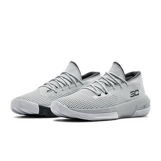 UNDER ARMOUR 安德玛 Sc 3zer0 III 男子篮球鞋 3022048-103 灰色 42