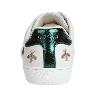 GUCCI 古驰 Ace系列 男士休闲板鞋 386750 A38F0 9073 白色 42